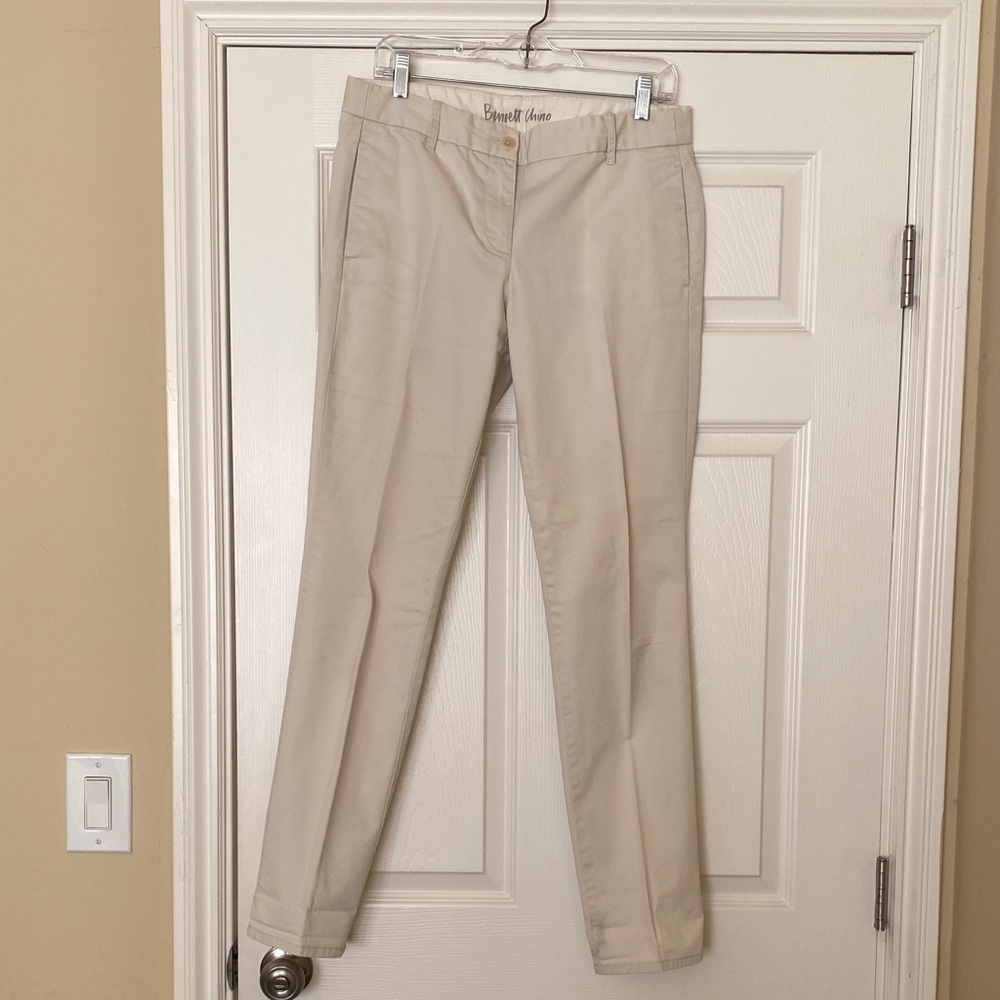 J. Crew Womens Khaki Straight-Leg Pants